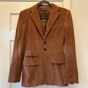 Ralph Lauren Purple Label Brown Corduroy Blazer